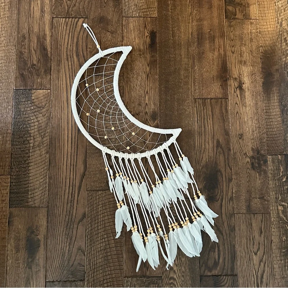 Crescent moon dream catcher